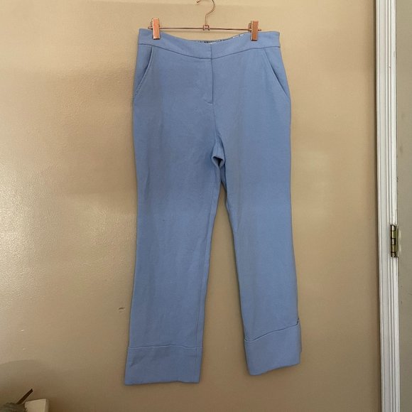 Trina Turk Light Blue Boot Cut Pants - Picture 2 of 4